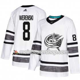 Columbus Blue Jackets Zach Werenski 8 2019 All-Star Adidas Weiß Trikot Authentic - Herren